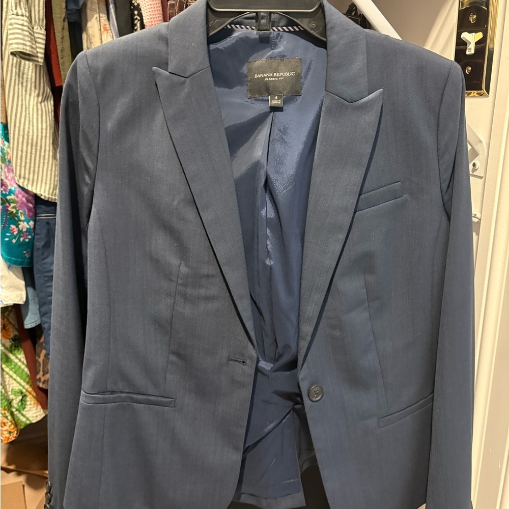 Banana Republic Women's Navy Blazer